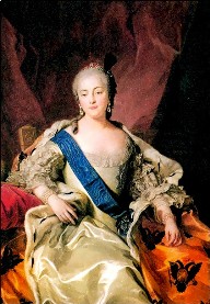 La zarina rusa Isabel (Elizaveta I)