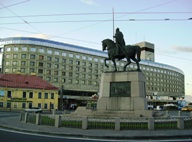 El hotel Moskva (Mosc) en St. Petersburg, Rusia