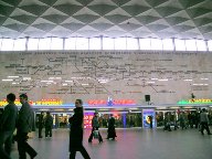 Dentro de la estaci�n de Mosc� en San Petesburgo