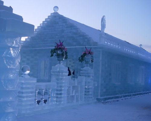 Fotos del Palacio de Hielo, copia del ao 1740 en el ao 2006