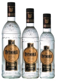 Ptinka - el vodka ruso ms popular.